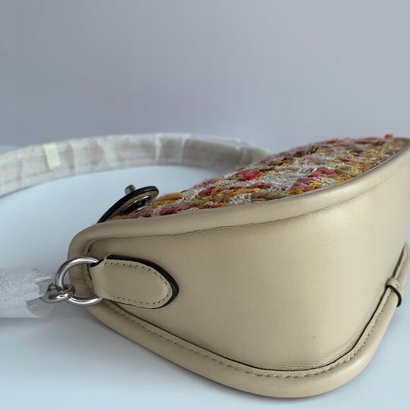 Coach Swinger 20 In Tweed LH/NEUTRAL NWOT - Picture 7 of 8